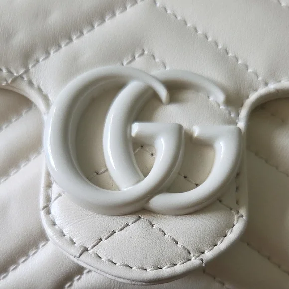 Gucci GG Marmont Flap Matelassé Quilted Marmont Super Mini Bag - Picture 3 of 8